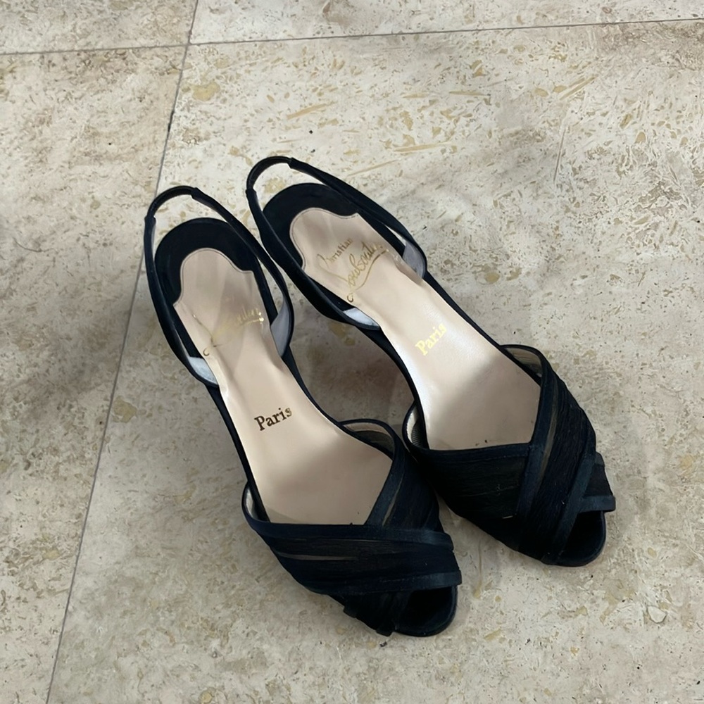 Christian Louboutin Black Heels 55mm